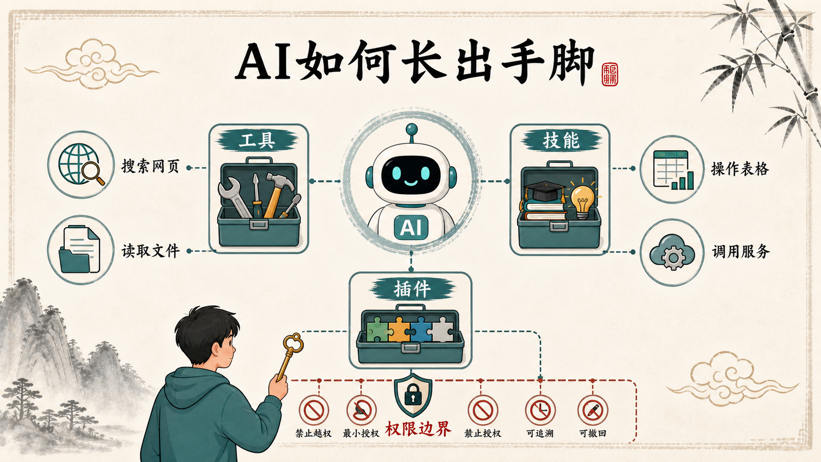 AI通过工具、技能和插件获得外部能力